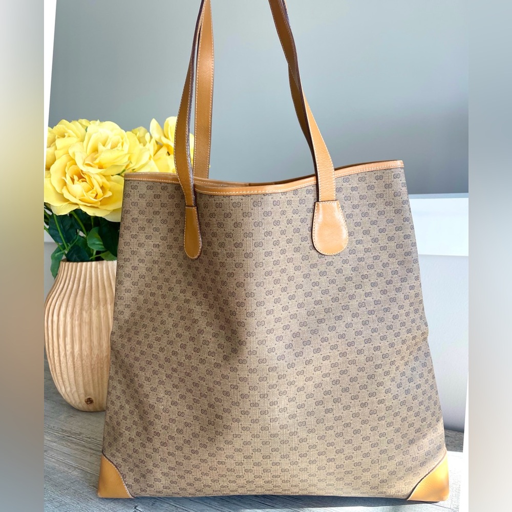 SOLD❌Authentic GUCCI Large Sherry Line Tote - Picture 4 of 16